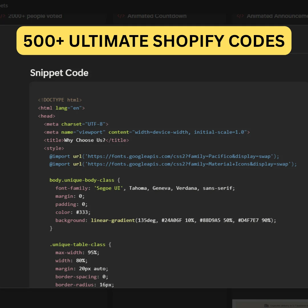 500+ Shopify Liquid Codes preview 4
