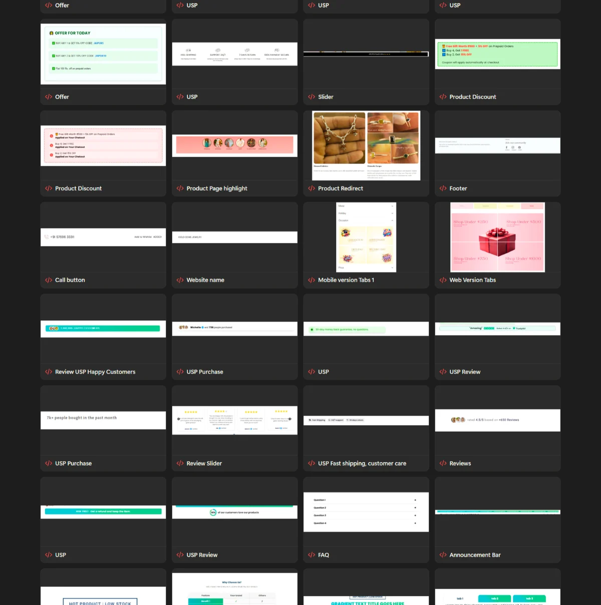 Shopify Liquid Codes preview 2