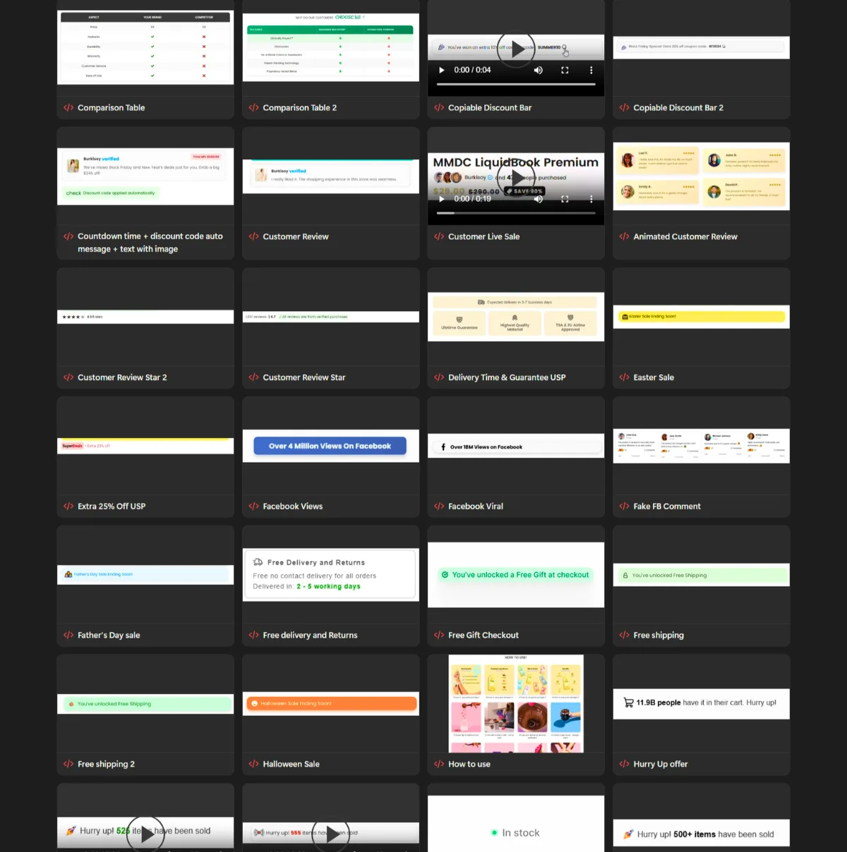 Shopify Liquid Codes preview 4